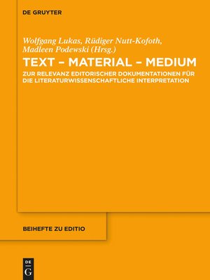 cover image of Text--Material--Medium